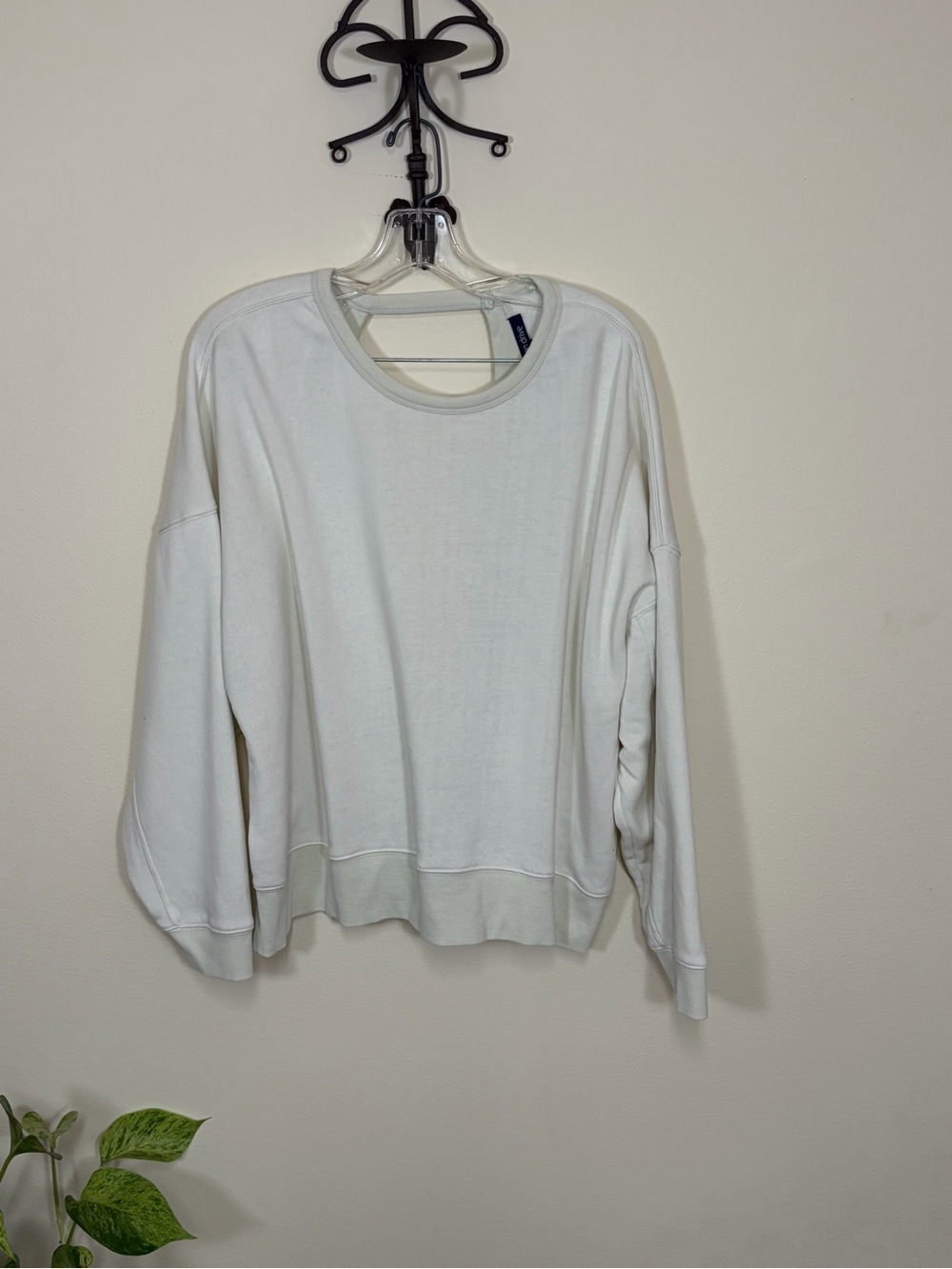 Ocean Drive Relaxed Crewneck Sweatshirt - Off-White
